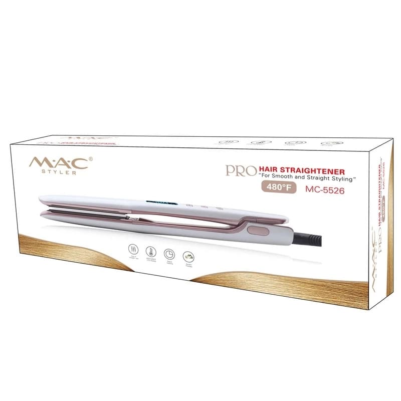اتو مو مک استایلر مدل MAC-5526 با صفحات سرامیکی — تصویر ۳