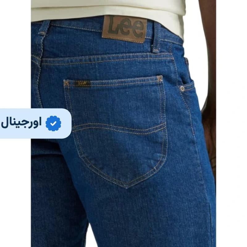 شلوار جین اسلیم فیت مردانه آبی سیر لی Lee