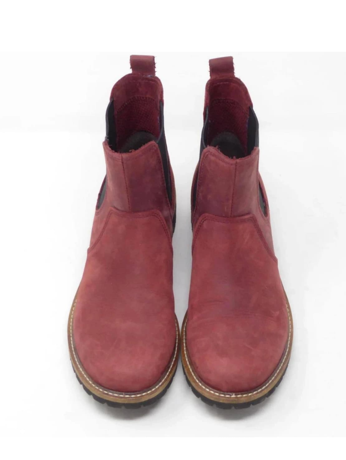 بوت مدلECCO Red and Burgundy — تصویر ۶