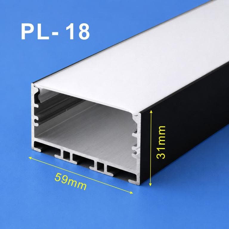 پروفیل روکار و آویزPL18