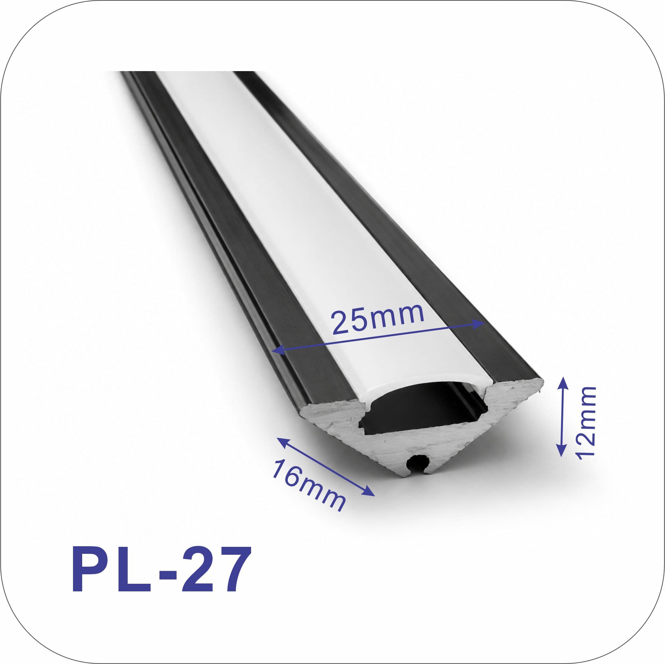 پروفیل روکار کنجیPL27