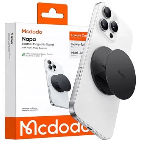 پاپ سوکت و هولدر مگنتی موبایل مک دودو مدل Mcdodo MR-7910 Magnetic Foldable Phone Stand &amp; Holder