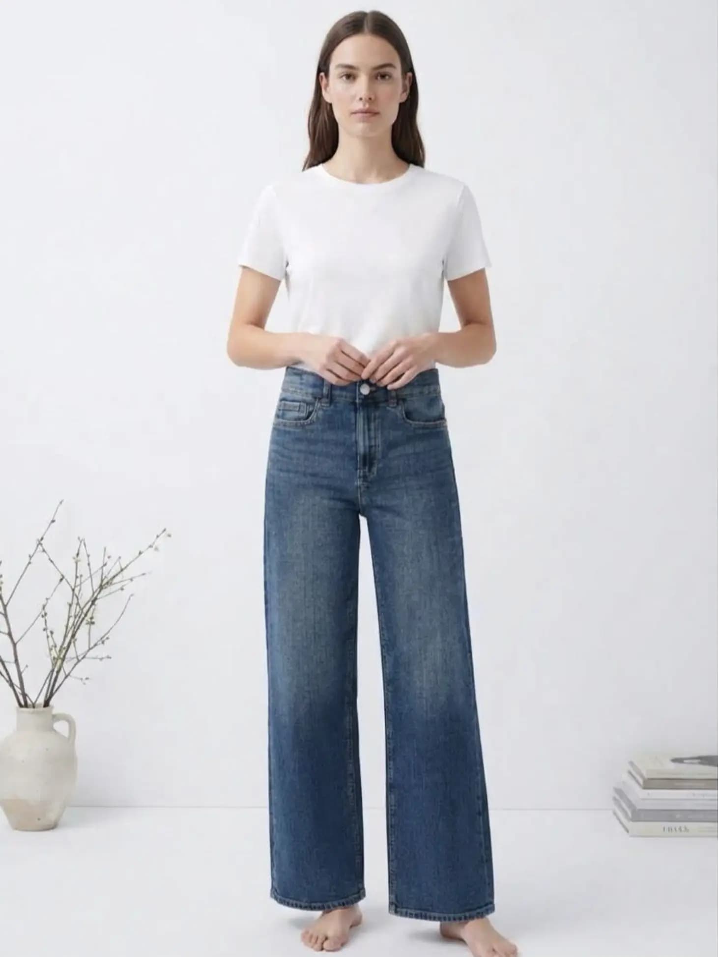 شلوار جین راسته |zara