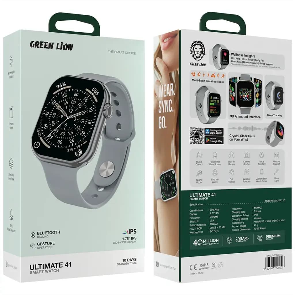 ساعت هوشمند گرین لاین Ultimate 4 in 1 GNULTMTSM41GD — تصویر ۲