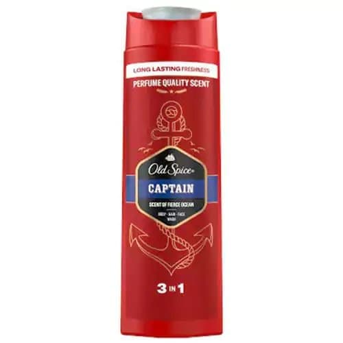 شامپو الد اسپاس سر و بدن ایتالیایی OLD SPICE CAPTAIN با رایحه اقیانوس