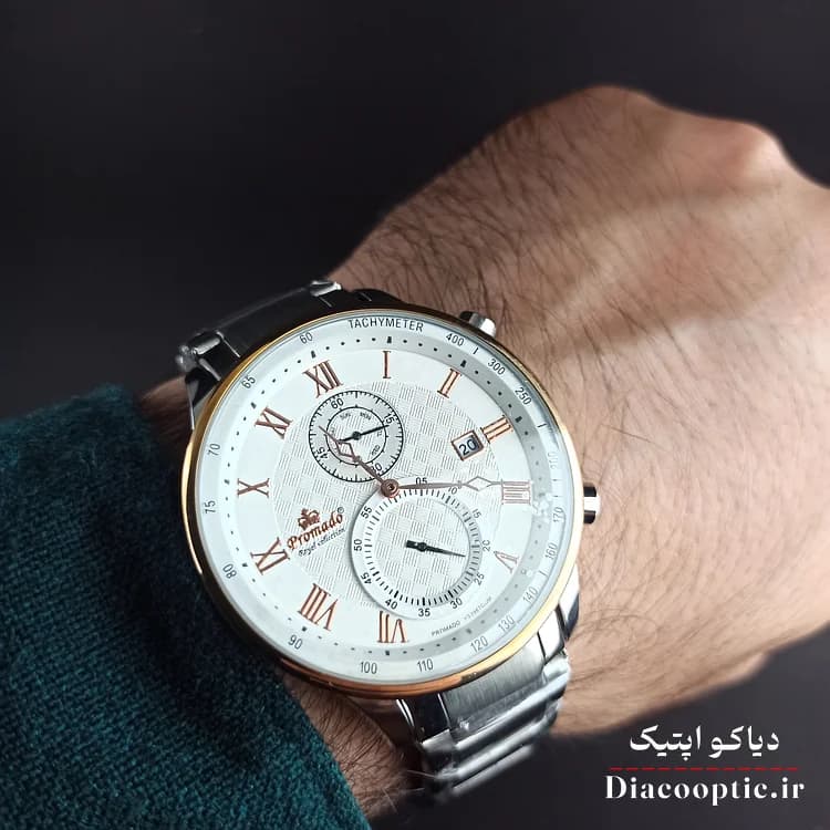 ساعت مچی مردانه برند پرومادو سه موتور مدل DO1107 — تصویر ۵