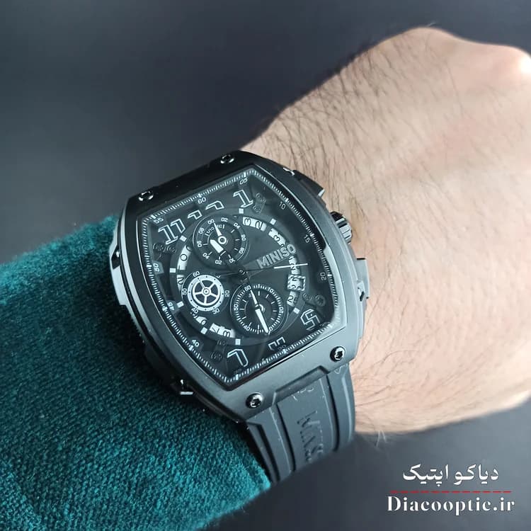 ساعت مچی مردانه برند مینسو سه موتور فعال مدل DO1108 — تصویر ۵