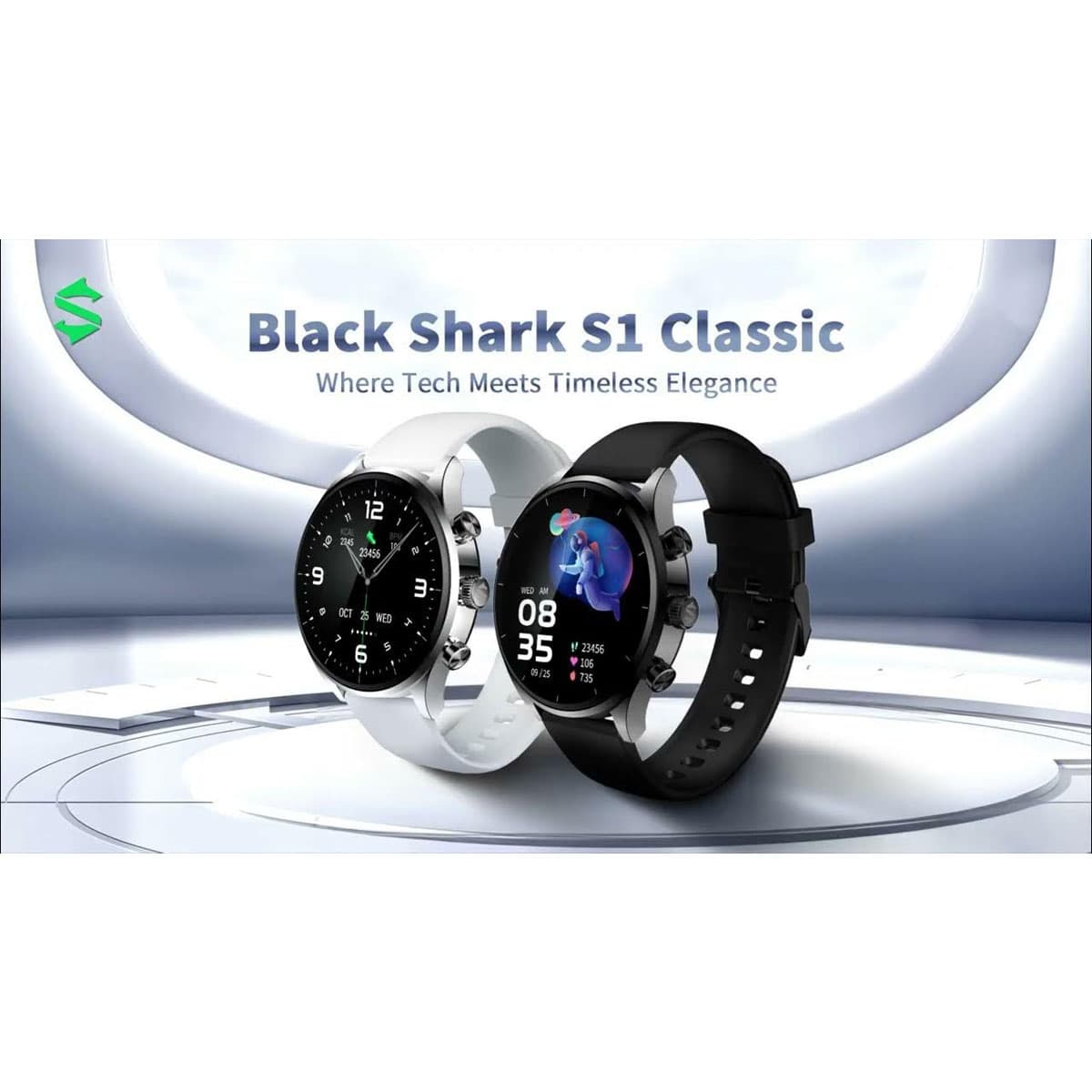 BLACK SHARK S1 CLASSICساعت هوشمند بلک شارک مدل — تصویر ۶