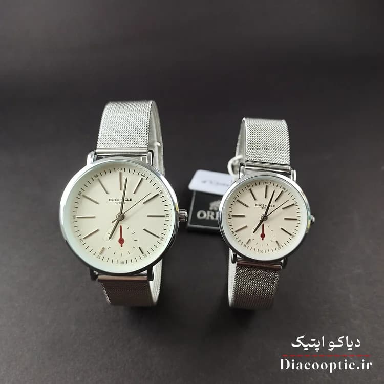 ساعت مچی ست برند Duke مدل DO1121 بند حصیری — تصویر ۴