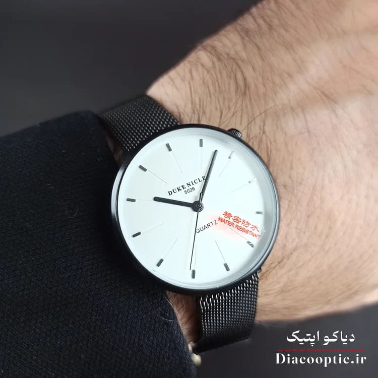 ساعت مچی مردانه Duke مدل Duk1125 بند حصیری — تصویر ۵