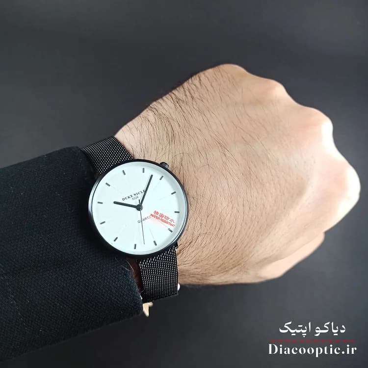 ساعت مچی مردانه Duke مدل Duk1125 بند حصیری — تصویر ۴