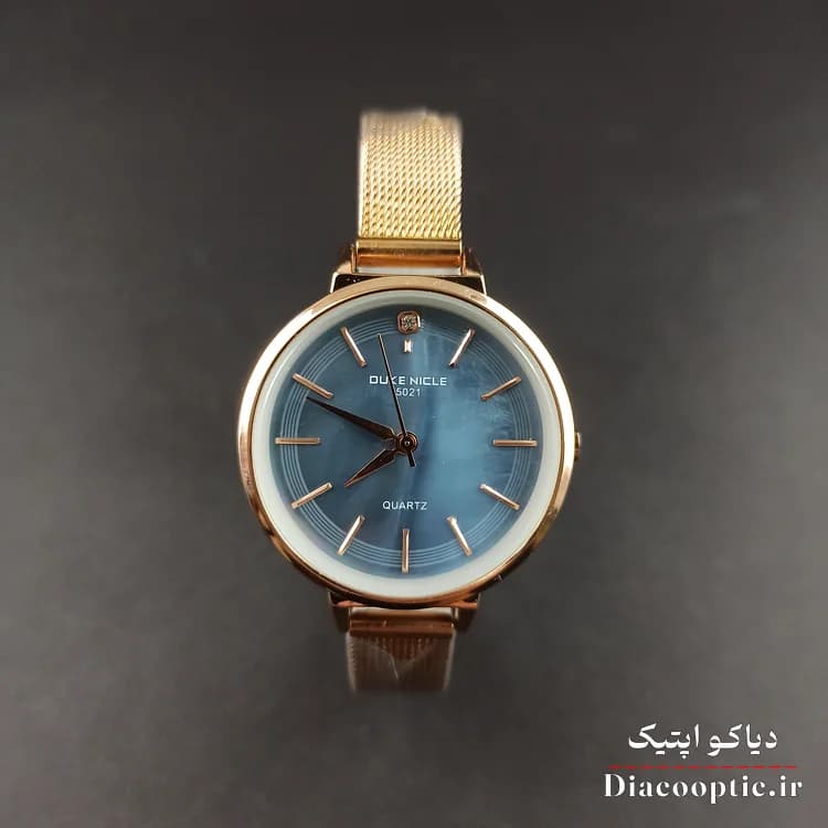 ساعت مچی زنانه برند Duke مدل duk1128 بند حصیری — تصویر ۲
