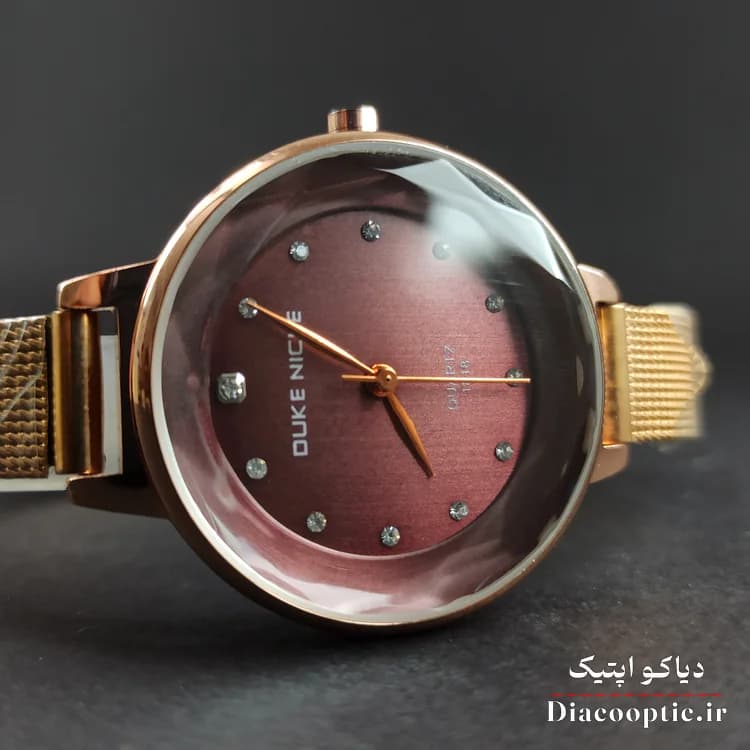 ساعت مچی زنانه Duke مدل duk1132 بند حصیری — تصویر ۳