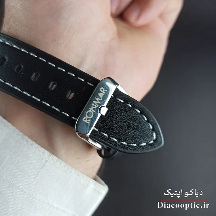 ساعت مچی مردانه برند تیسوت سه موتور مدل DO1153 بند چرم — تصویر ۷