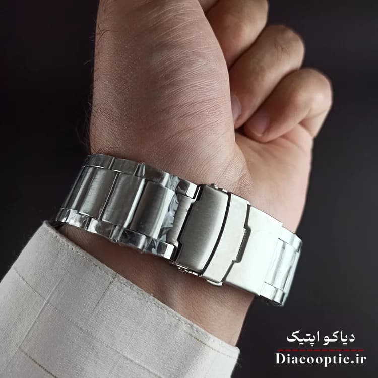 ساعت مچی مردانه برند مونت بلانک سه موتور با بند اضافه مدل DO1154 — تصویر ۴