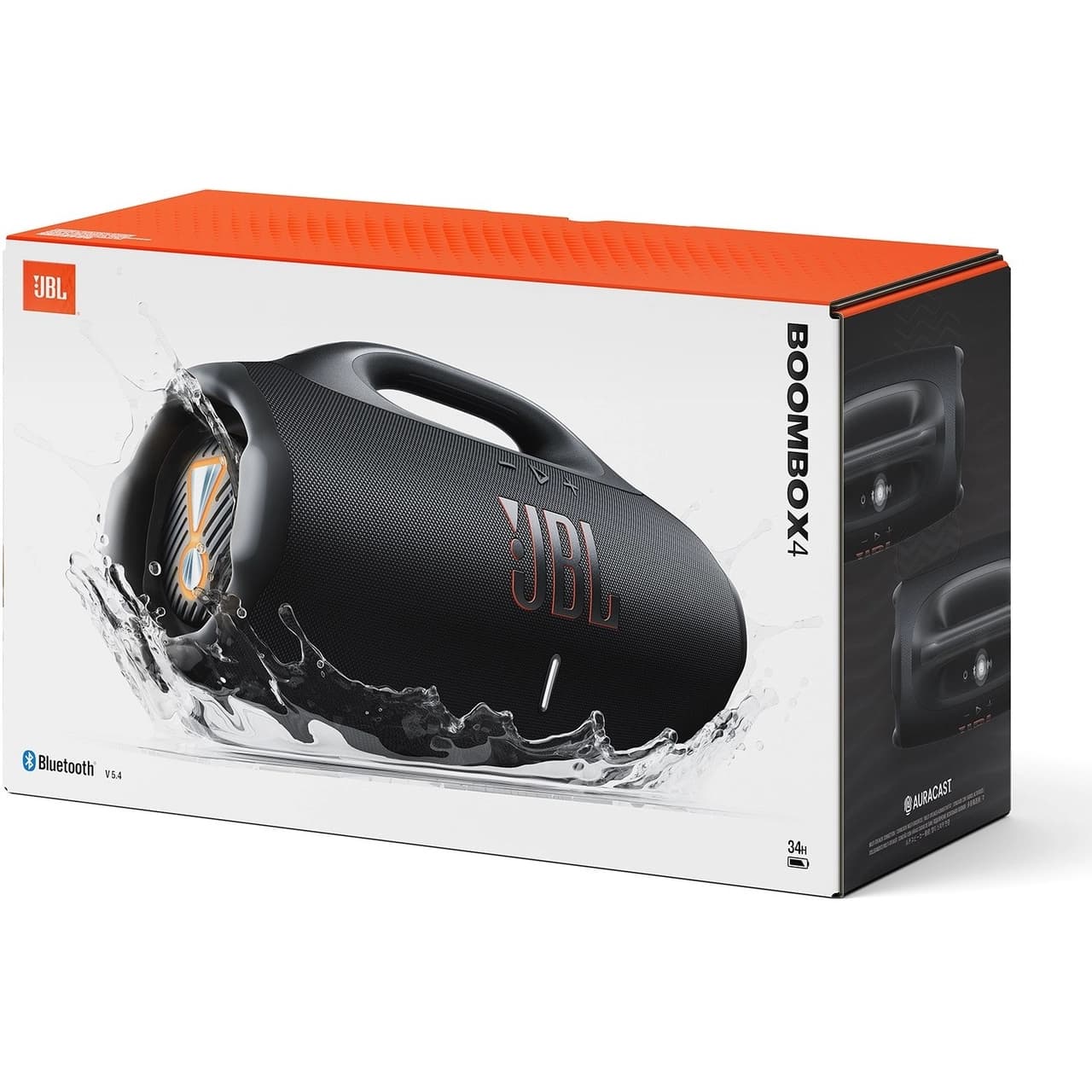 اسپیکر بلوتوثی قابل حمل JBL مدل BOOMBOX4 – مشکی (گارانتی 18 ماهه شرکتی) — تصویر ۳