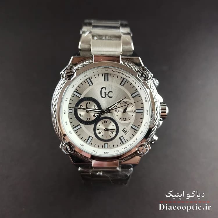 ساعت مچی مردانه برند Gc سه موتور مدل DO1160 استیل — تصویر ۲
