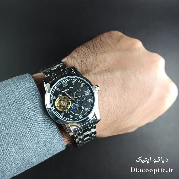 ساعت مچی مردانه اتومات برند کیمسون مدل Kim1167 استیل — تصویر ۵