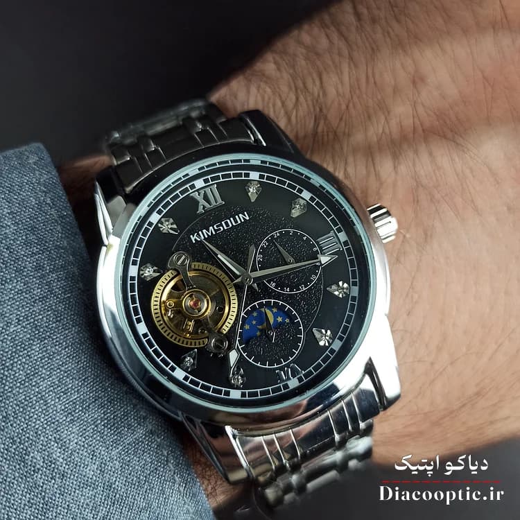 ساعت مچی مردانه اتومات برند کیمسون مدل Kim1167 استیل — تصویر ۶