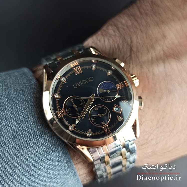 ساعت مچی مردانه برند Unicoo سه موتور مدل DO1169 استیل — تصویر ۶