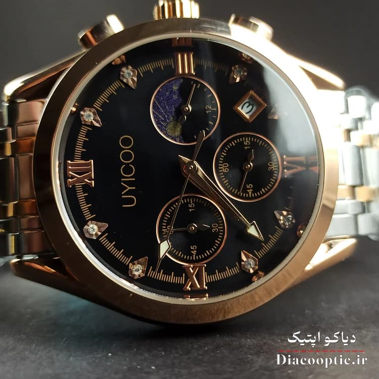 ساعت مچی مردانه برند Unicoo سه موتور مدل DO1169 استیل — تصویر ۳