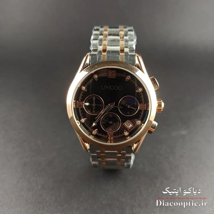 ساعت مچی مردانه برند Unicoo سه موتور مدل DO1169 استیل — تصویر ۲
