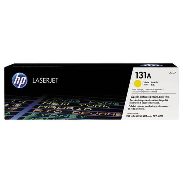 کارتریج رنگی اچ پی مدل HP131A رنگ زرد (چاپ 1800 صفحه تضمینی، درام کره ای، تونر تایوانی)