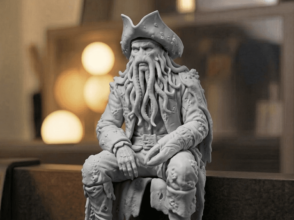 فیگور نشسته Davy Jones