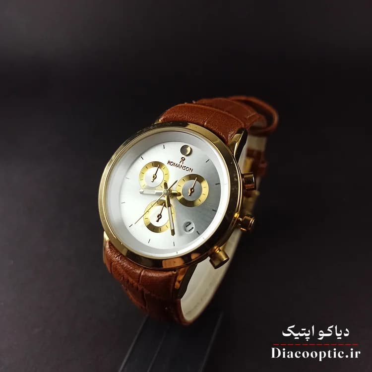 ساعت مچی زنانه موتور ژاپن برند سیتیزن مدل DO1191 بند چرمی — تصویر ۴