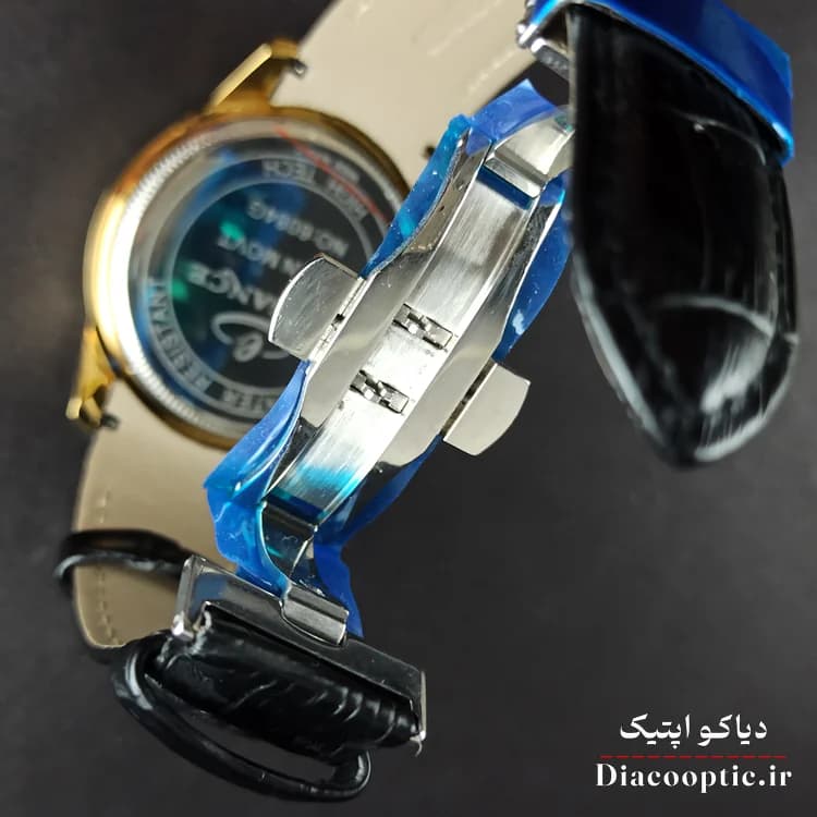 ساعت مچی مردانه موتور ژاپن برند الگانس مدل DO1193 بند چرمی — تصویر ۵