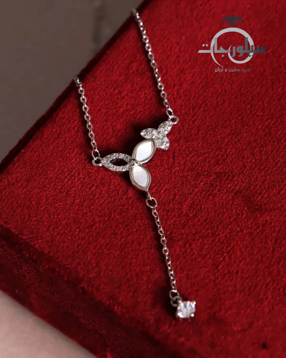 گردنبند نقره زنانه کد NK01065