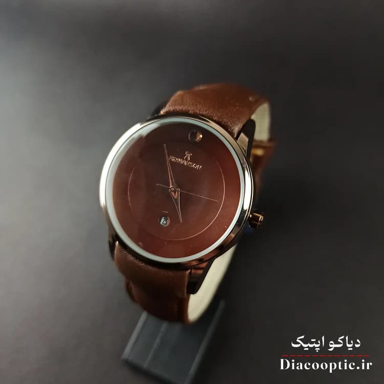 ساعت مچی زنانه موتور ژاپن برند رمانسون مدل DO1219 بند چرمی — تصویر ۸