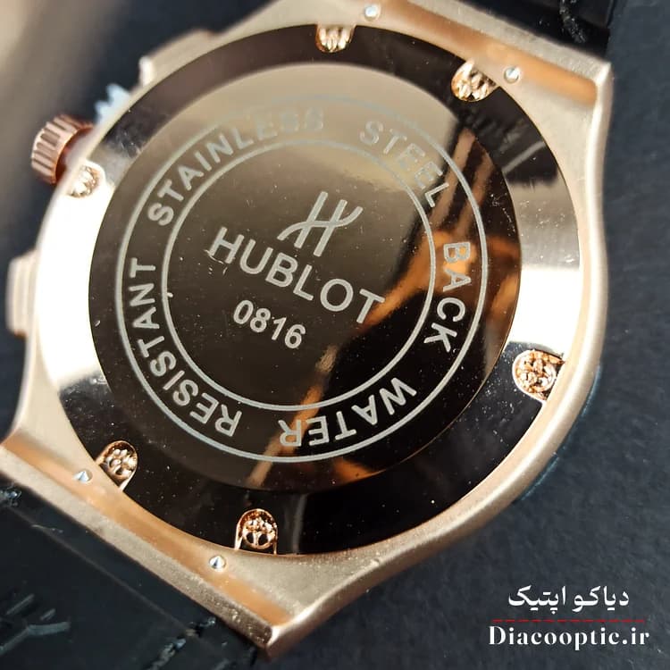 ساعت مچی زنانه برند هابلوت مدل Hub1238 بند پیو — تصویر ۵