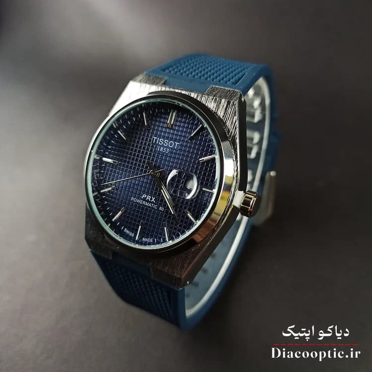 ساعت مچی مردانه برند تیسوت مدل Tis1241 بند رابر — تصویر ۳