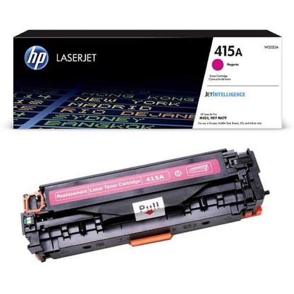 کارتریج اچ پی HP415A رنگ قرمز (چاپ 1400 صفحه تضمینی، درام کره ای، تونر تایوانی)