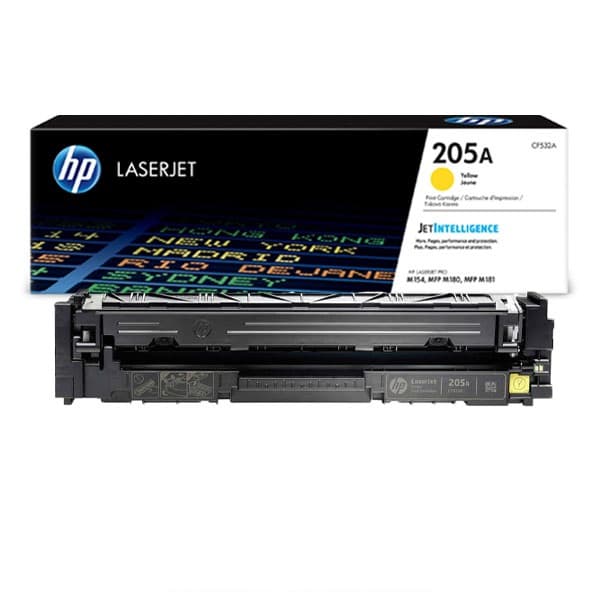 کارتریج اچ پی مدل HP205A رنگ زرد (چاپ 900 صفحه تضمینی، درام کره ای، تونر تایوانی)