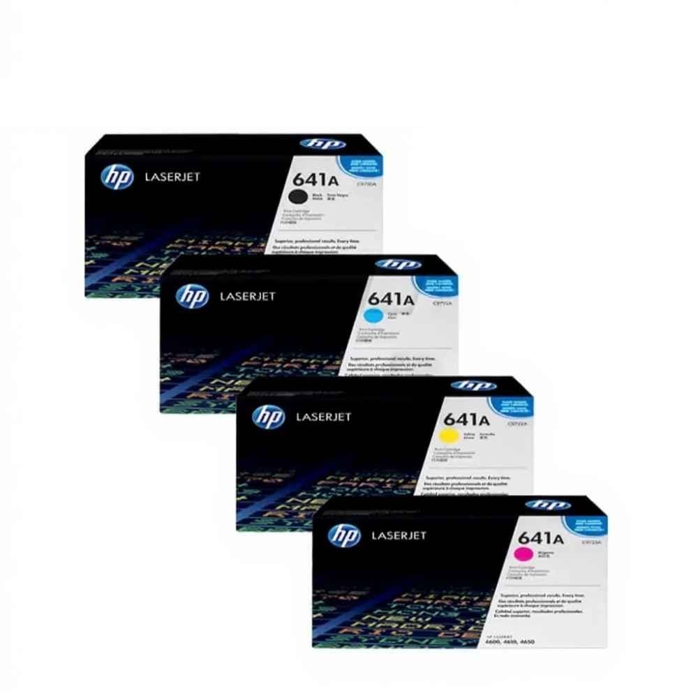ست کارتریج اچ پی پرینتر 4600 چهار رنگ HP 641A