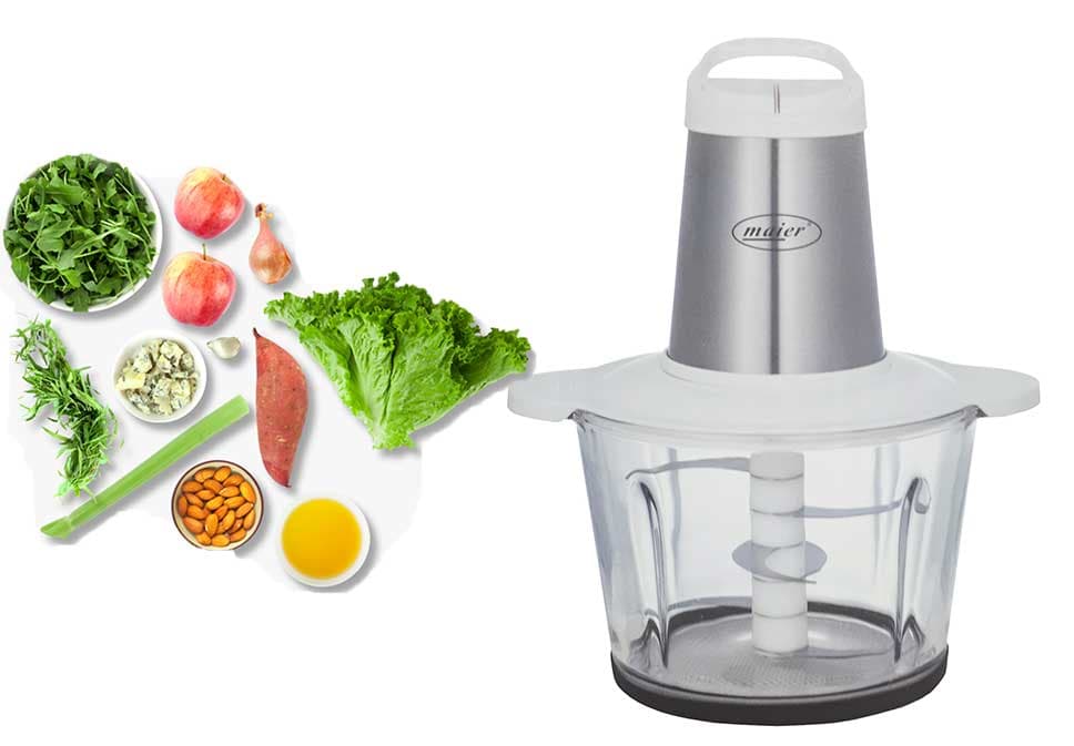 خردکن مایر MR 391 خردکن برقی ۳ لیتری، ۶ تیغه فولادی دو سرعته