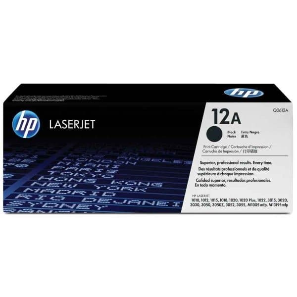 کارتریج اچ پی مدل HP12A (چاپ 2000 صفحه تضمینی، درام کره ای، تونر تایوانی) — تصویر ۲