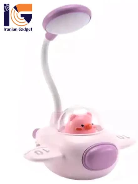 چراغ مطالعه کودک طرح هواپیما- کد 090008