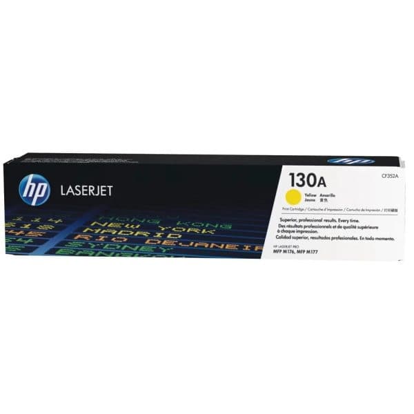 کارتریج اچ پی مدل HP130A رنگ زرد (چاپ 1000 صفحه تضمینی، درام کره ای، تونر تایوانی) — تصویر ۲