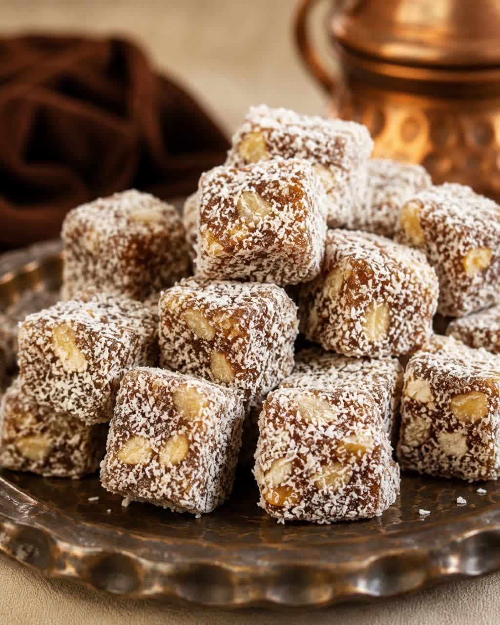 لوکوم انجیر با مغز گردو