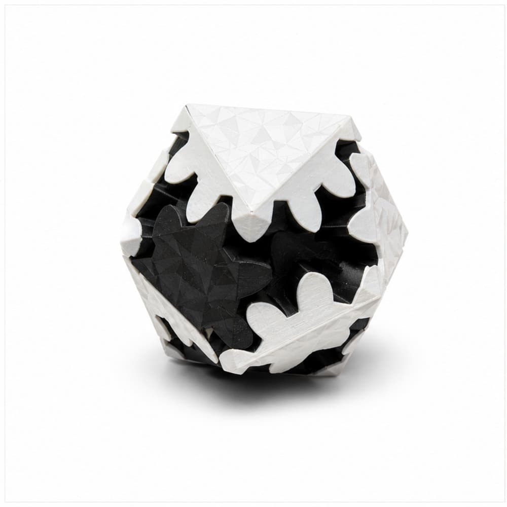 فیجت چرخ‌دنده‌ای بیست‌وجهی Icosahedron Gears Fidget Toy
