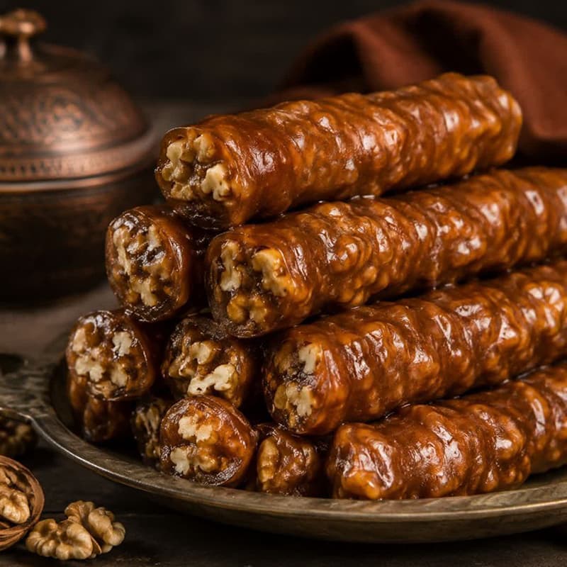 سوجوق گردویی شیره انگور