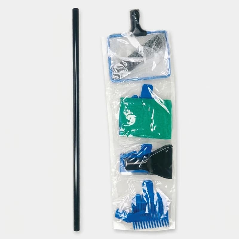 تمیزکننده آکواریوم جینگی مدل JY-5X پلاستیک، وزن 140 گرم، ابعاد 52×2×52 سانتی‌متر — تصویر ۲