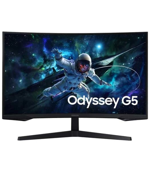 مانیتور گیمینگ خمیده سامسونگ Odyssey G5 سایز ۳۲ اینچ QHD ۱ms ۱۶۵Hz