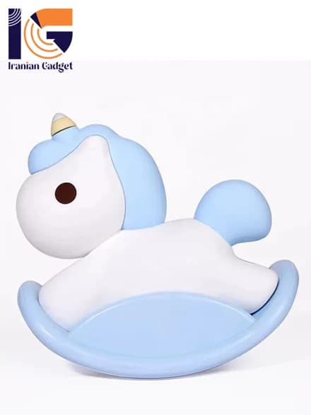 چراغ خواب سیلیکونی طرح اسب تک شاخ گهواره دارمدل Unicorn Silicone Night Light -کد 07000010006