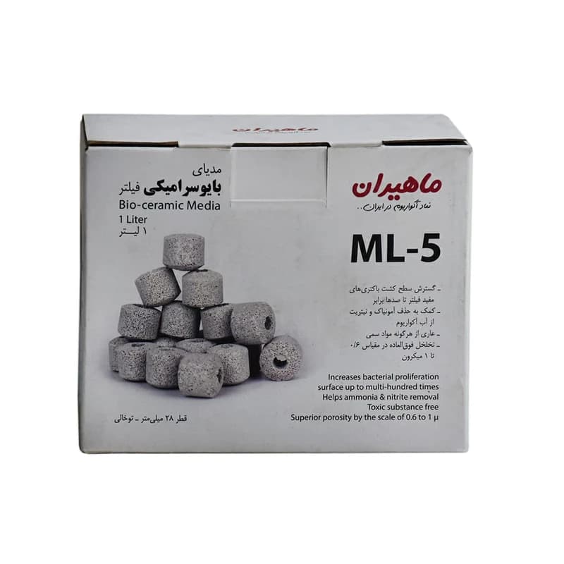 سرامیک آکواریوم مدل Ml-5 با حجم 1 لیتر، جنس سرامیک
