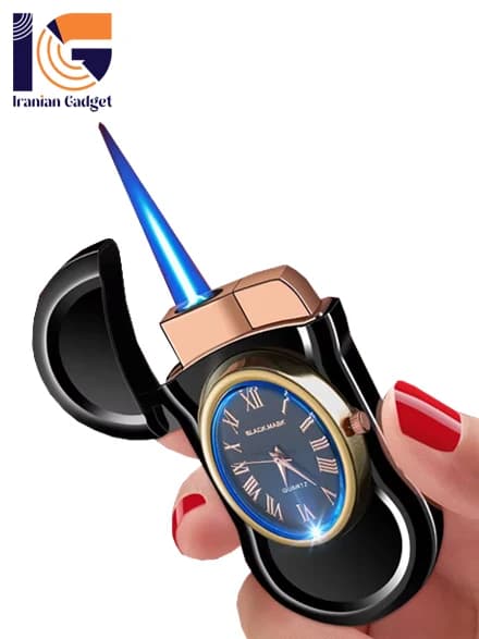 فندک اتمی ساعتدار لوکس – کد 6000030014