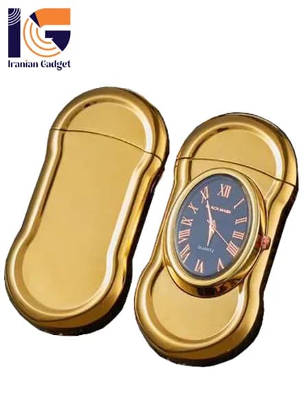 فندک اتمی ساعت‌دار لوکس – کد 6000030014 — تصویر ۲